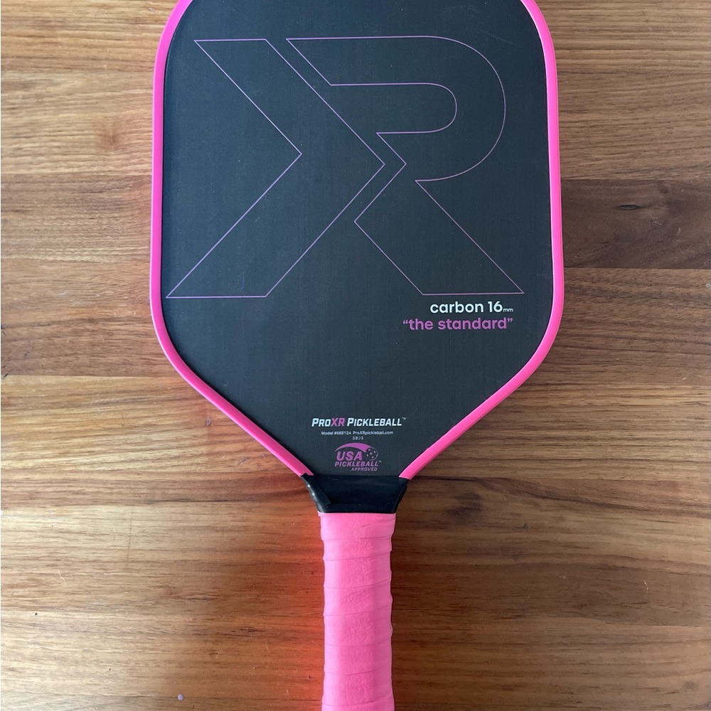 ProXR "The Standard" Raw Carbon 16mm Pickleball Paddle
